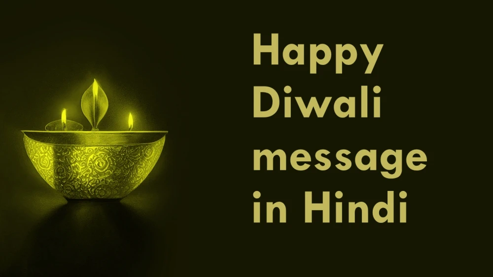 Happy Diwali message in Hindi