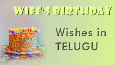Happy birthday to my wife in Telugu | Birthday message  