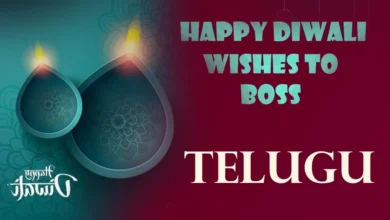 Happy Diwali wishes to Boss in Telugu 