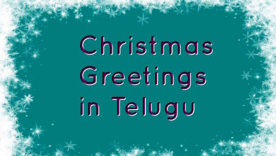 Best Happy Merry Christmas Greetings in Telugu