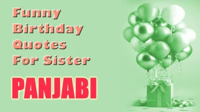 41 Best Funny sister birthday quotes in Panjabi