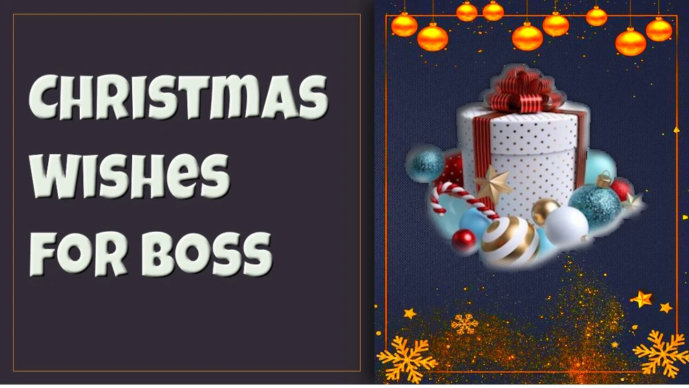 Happy Merry Christmas Wishes for Boss