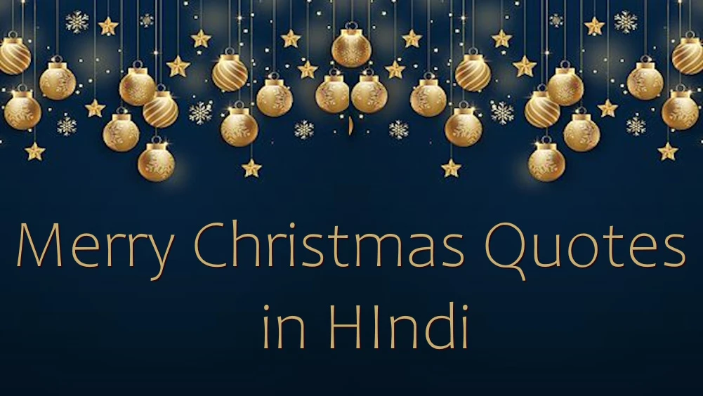 Merry Christmas Quotes in Hindi for Friends, Family, and Social Media