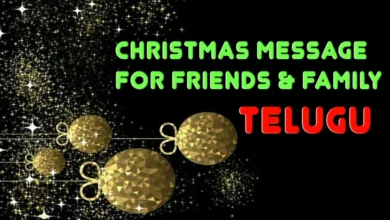 45 Best Happy Christmas message in Telugu to friends, family and Social Media