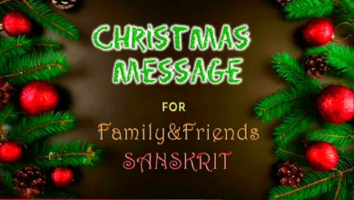 45 Best Happy Christmas message in Sanskrit to friends, family and Social Media