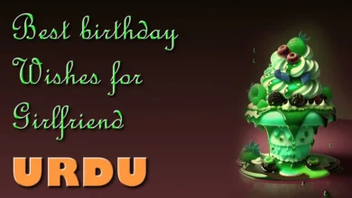 Birthday wishes for Girlfriend in Urdu