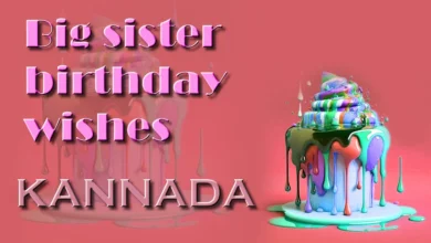 Big sister birthday wishes in Kannada