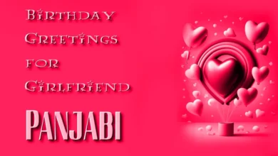 Best Birthday greetings for girlfriend in Panjabi