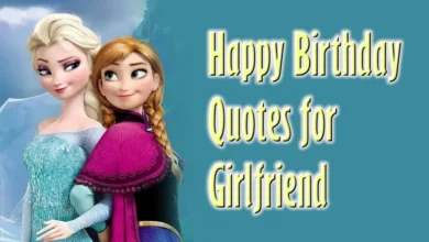 Happy Birthday Quotes for Girlfriend