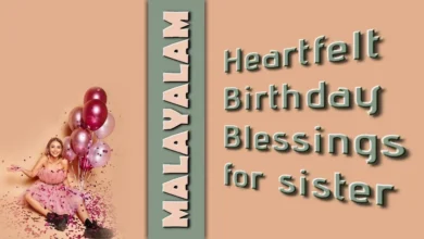 Happy Birthday blessings for sister in Malayalam
