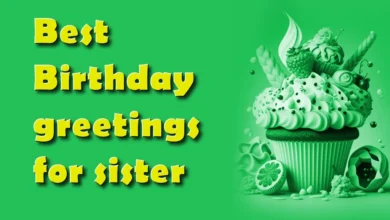 Best birthday greetings for sister