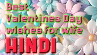 Best Valentines Day wishes for wife in Hindi – पत्नी के लिए वैलेंटाइन्स दिवस की शुभकामनाएँ हिंदी में