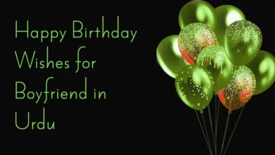Happy birthday wishes for boyfriend in Urdu – اردو میں بوائے فرینڈ کے لیے سالگرہ کی مبارکبادs