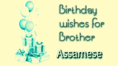 Best Birthday wishes for brother in Assamese by her sister