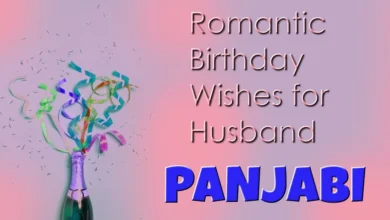 Romantic birthday wishes for husband in Panjabi