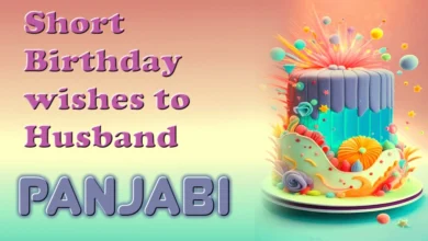 Short birthday wishes to husband in Panjabi