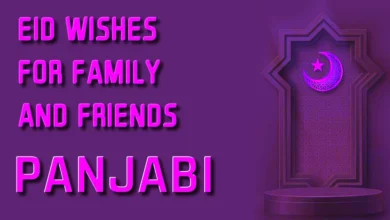 Eid wishes for family and friends in Panjabi