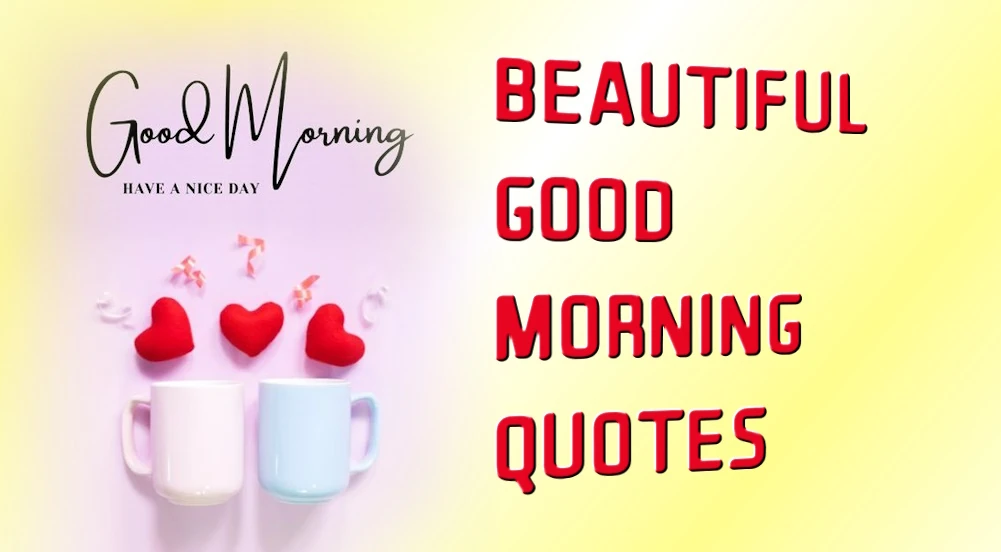 100+ Beautiful Good Morning Quotes for everyone