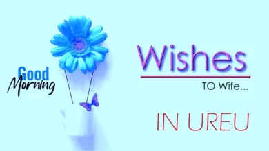 1 click share | Send best good morning wishes for wife in Urdu   