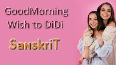 Good morning wishes to elder sister in Sanskrit